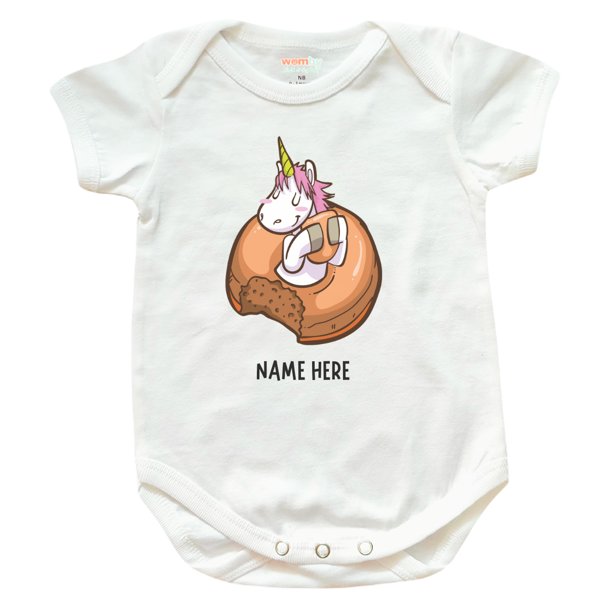 Unicorn 20 Baby Rompers - White