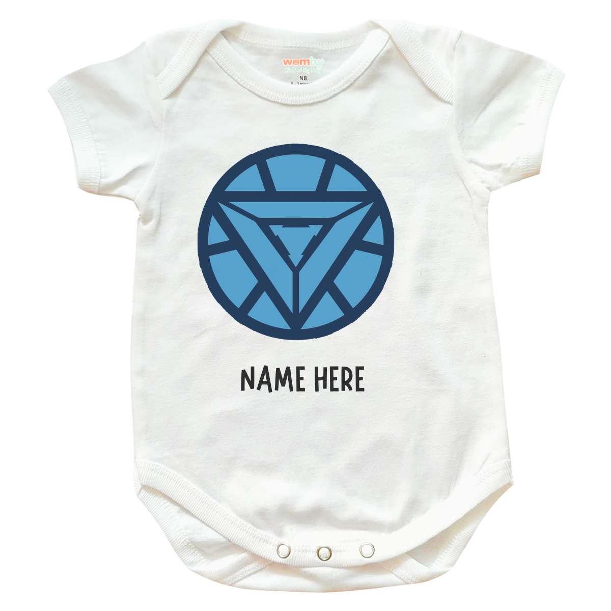 Iron Man Superheroes Baby Rompers - White