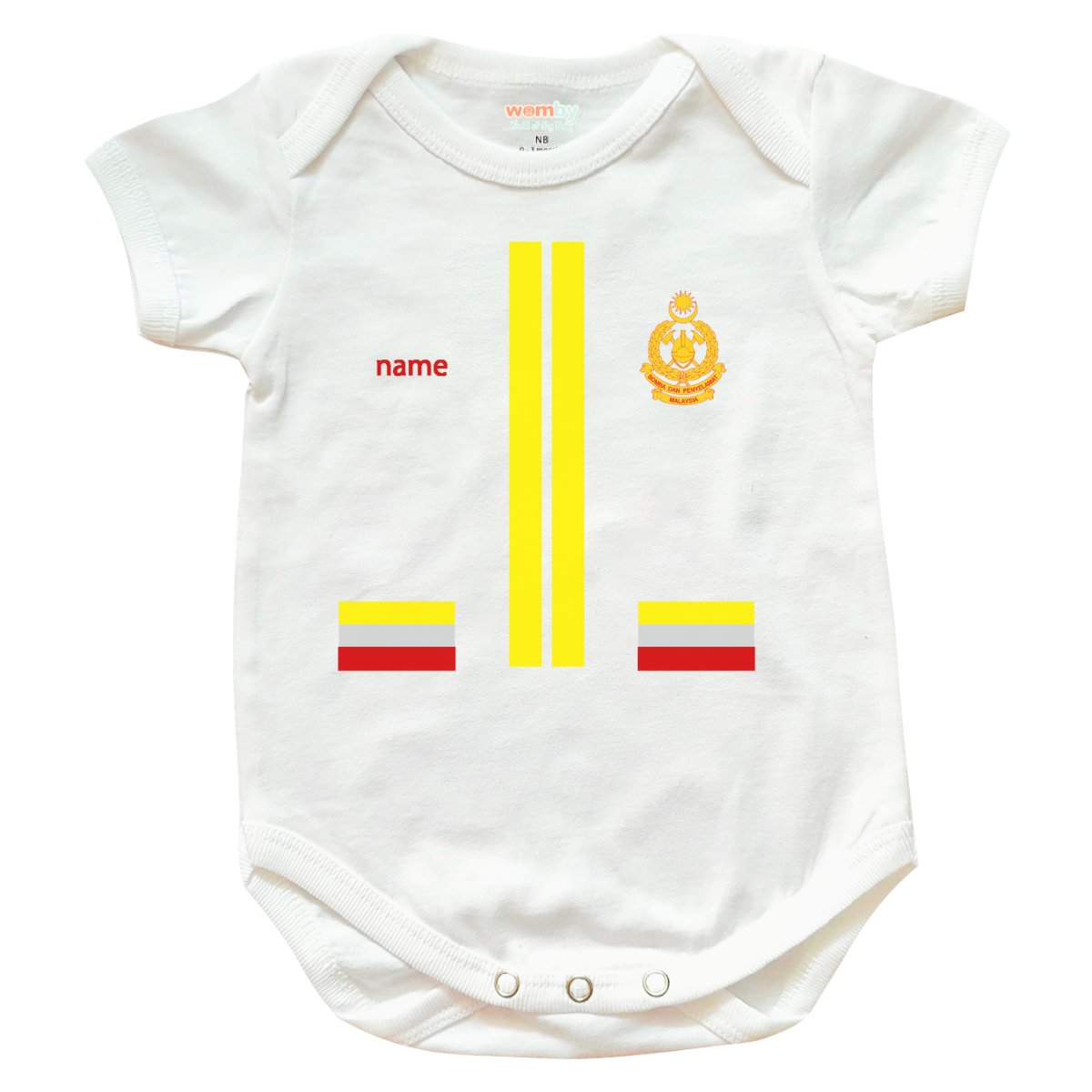 Fireman Career Baby Rompers - White