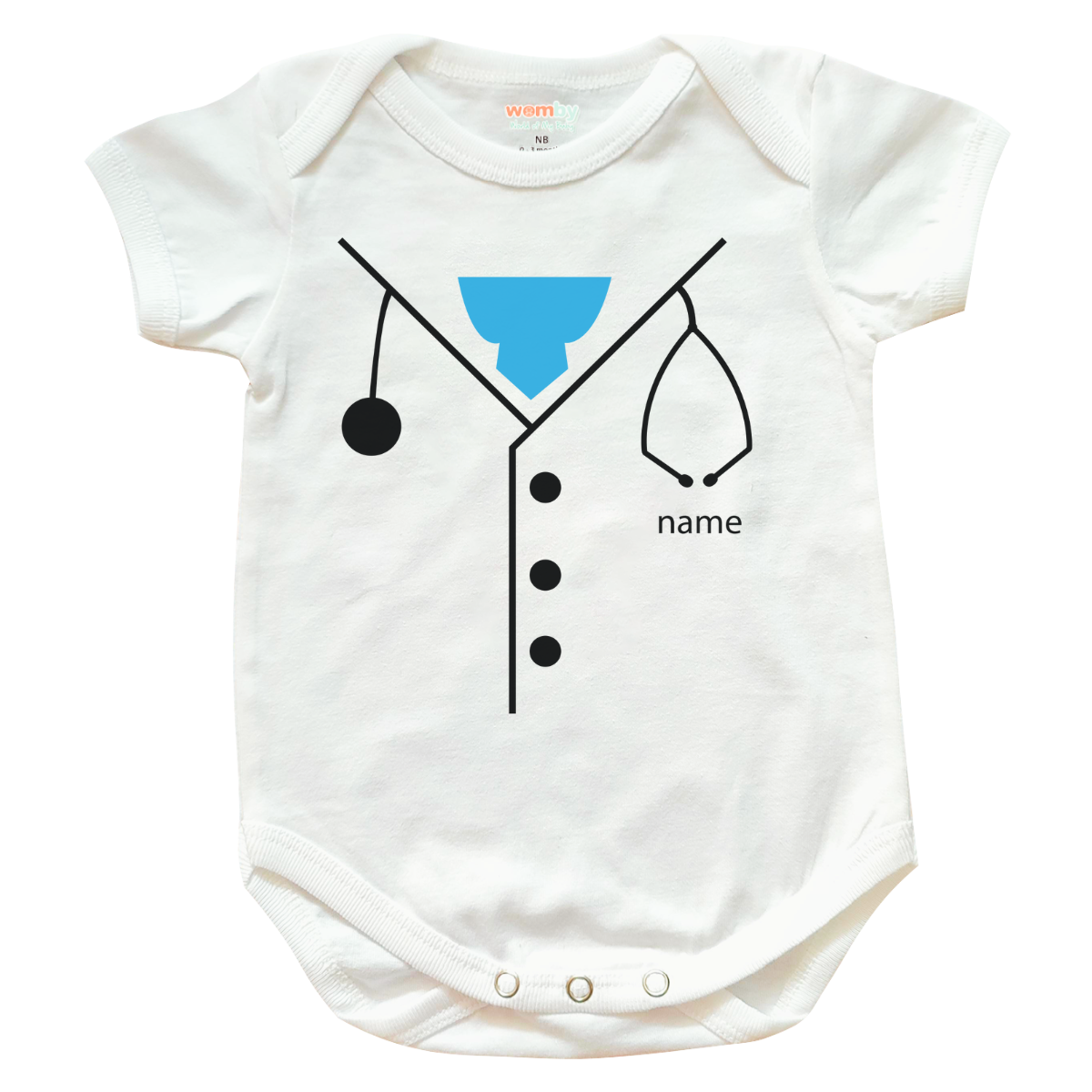 Doctor Career Baby Rompers - White