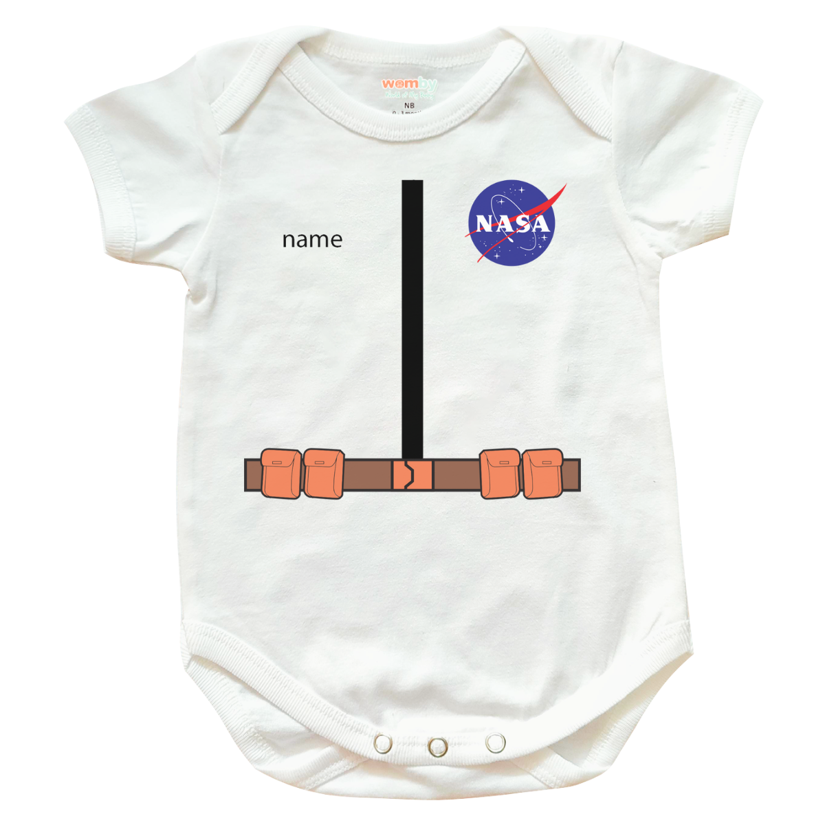 Astronaut Career Baby Rompers - White