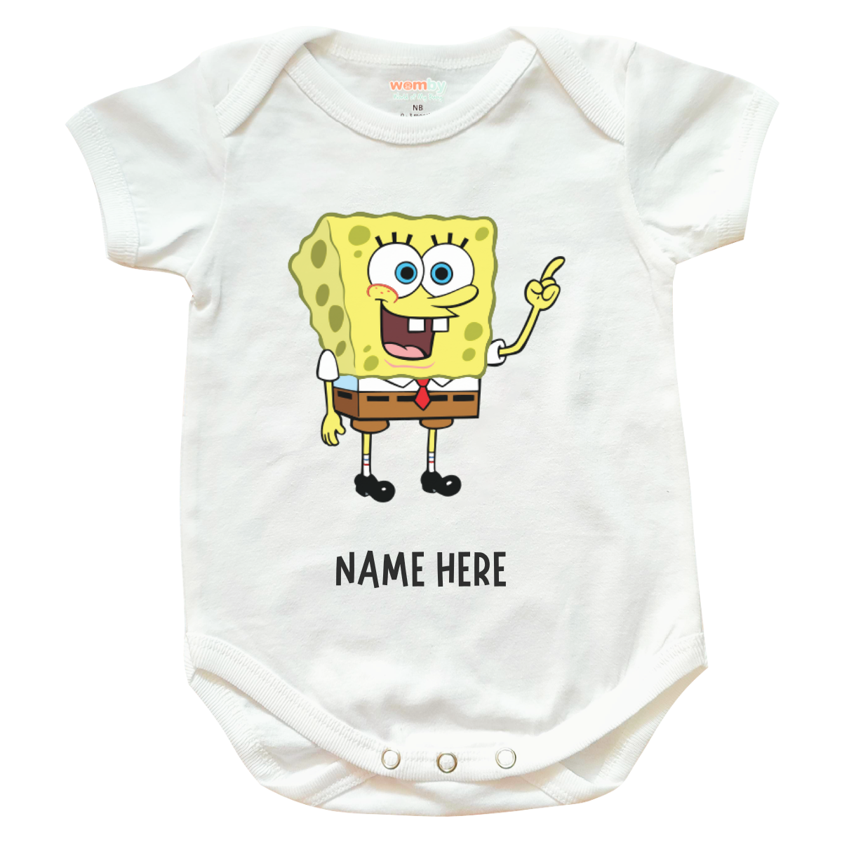 SpongeBob Baby Rompers - White