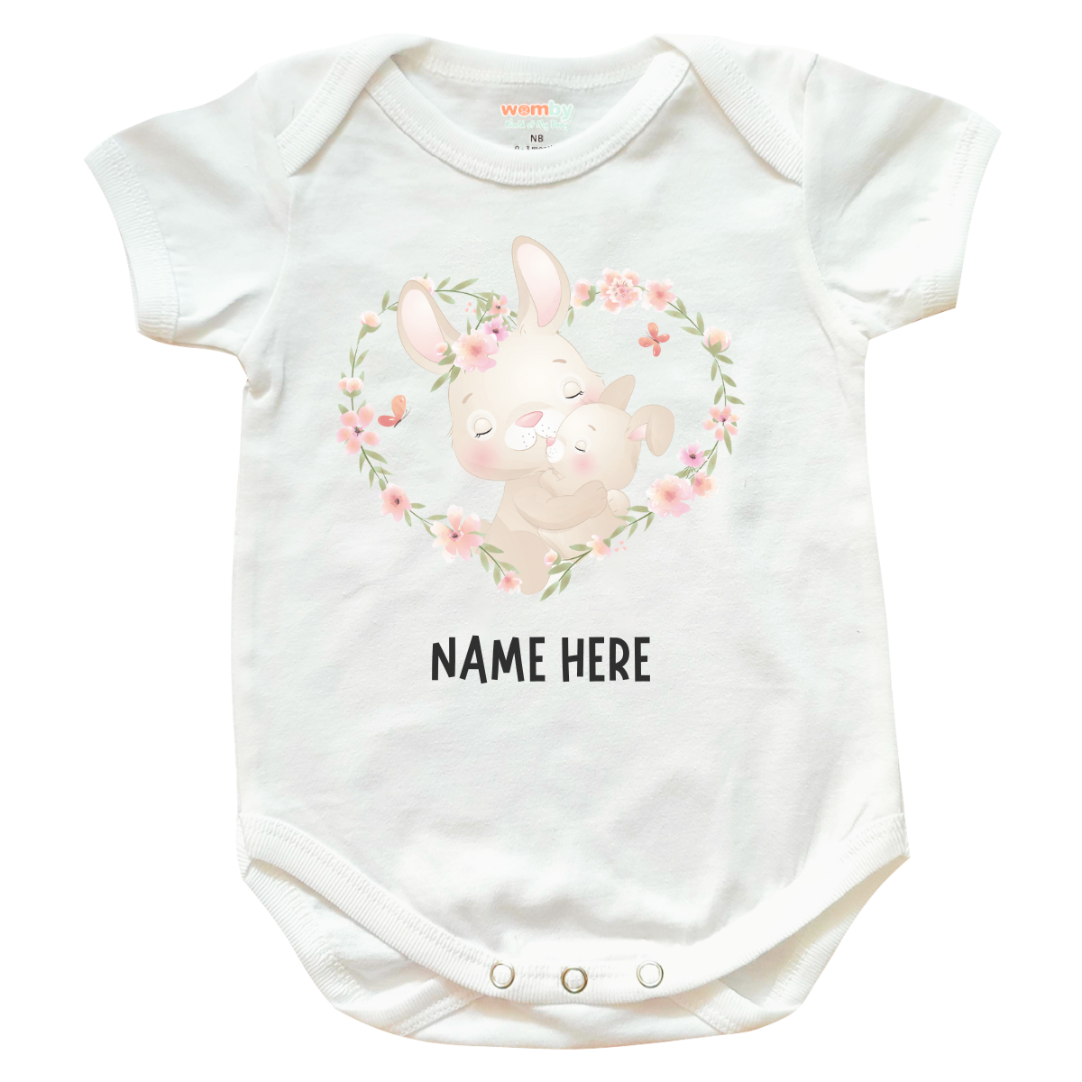Rabbit Cute Baby Rompers - White