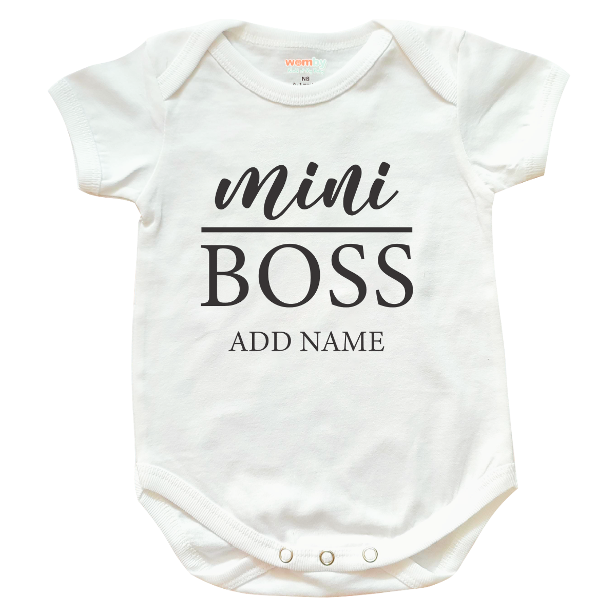 Mini Boss - Baby Rompers Full Cotton