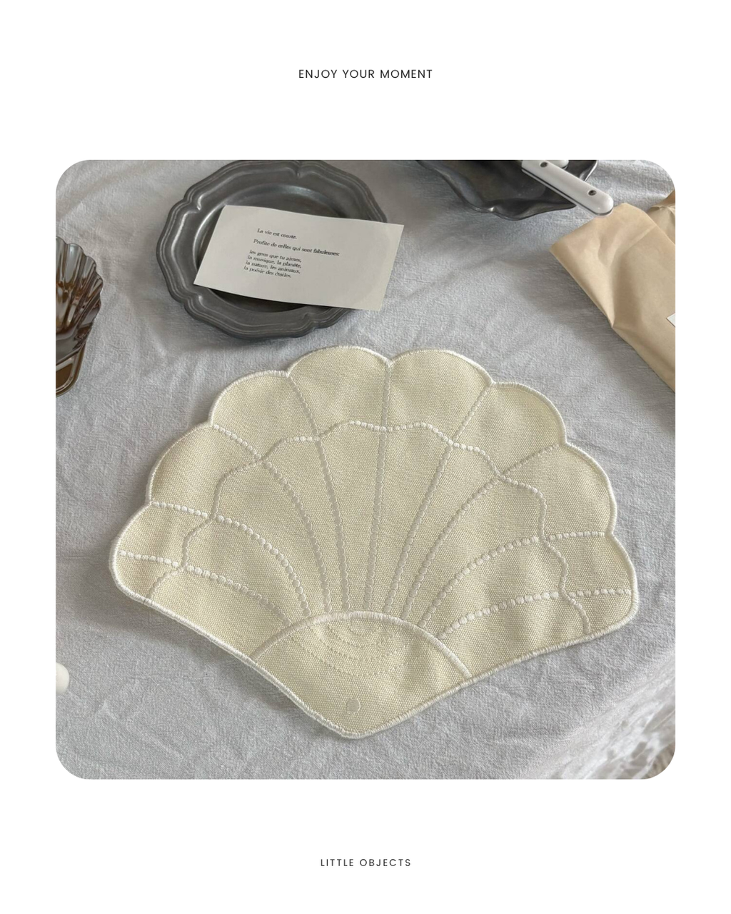 shell-shaped table mat (3)