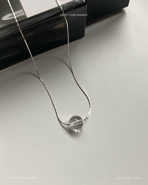 Clear Charm necklace