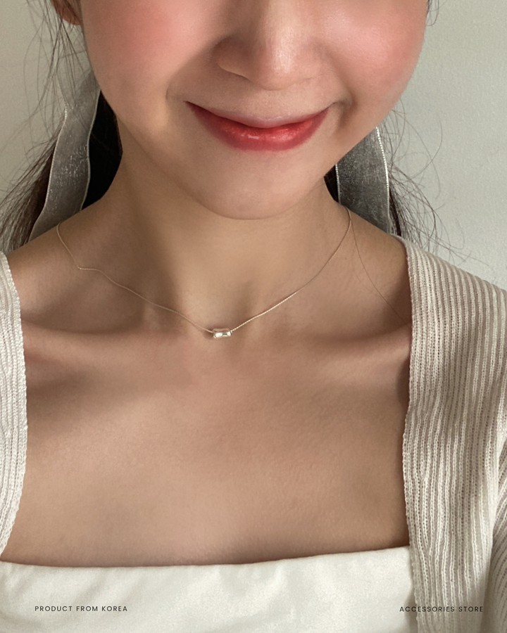mini bean necklace
