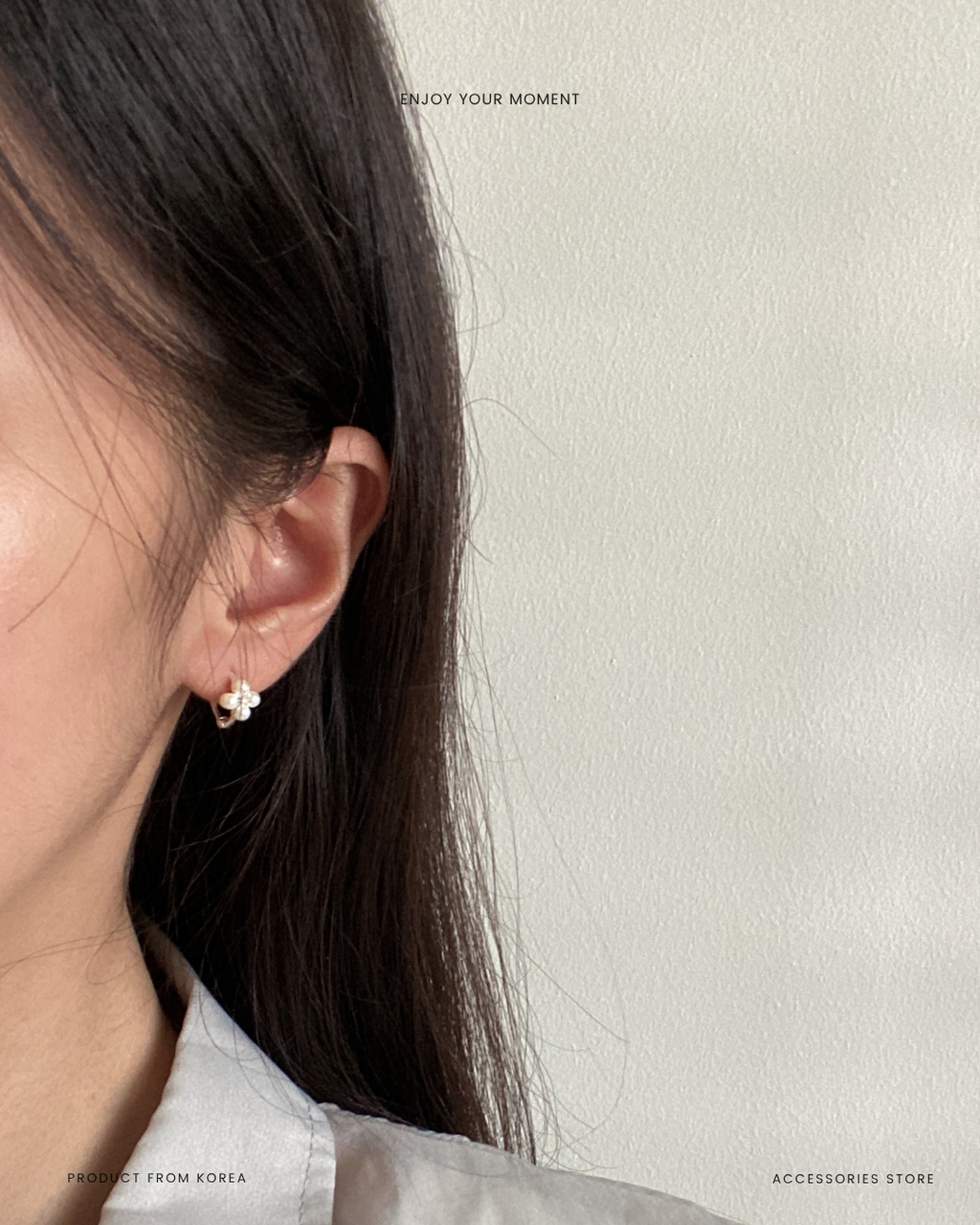 Pearl blossom hoop (2)