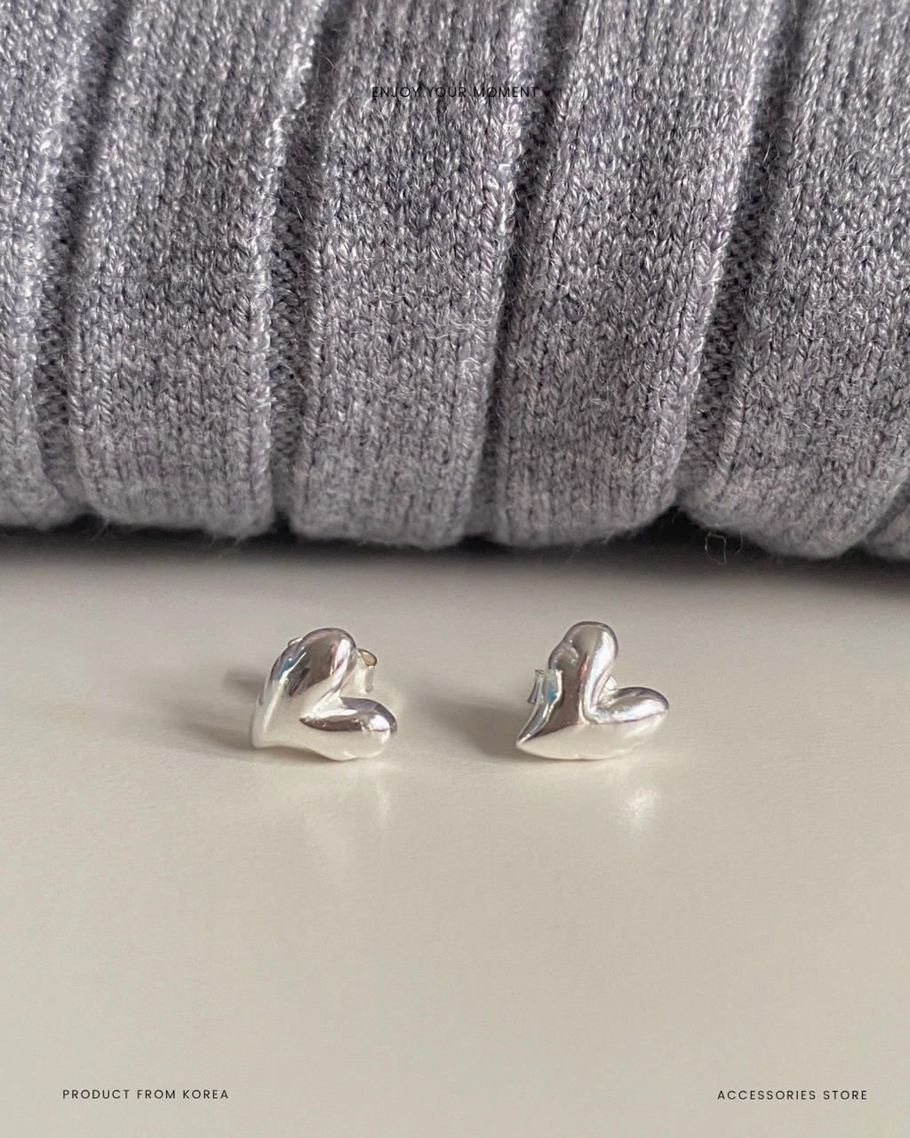 ove shape earrings