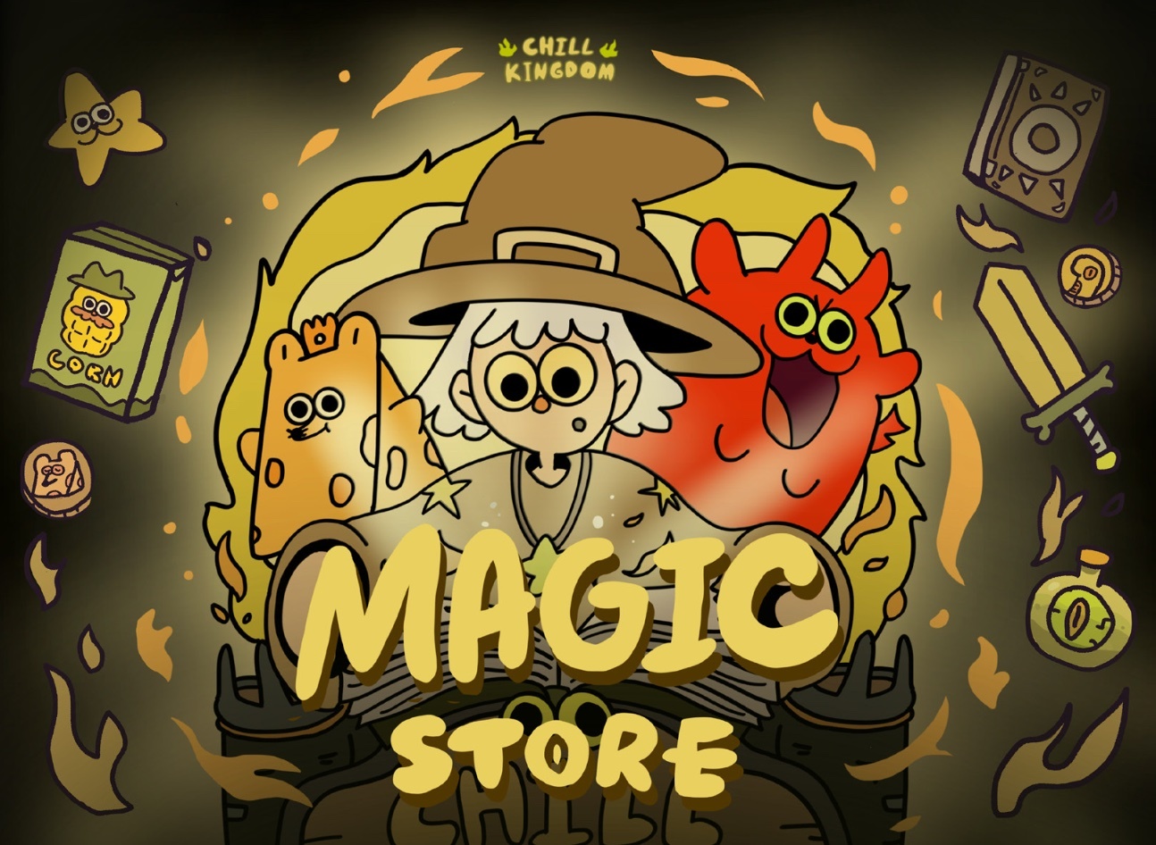 魔法師的單身商店明信片
