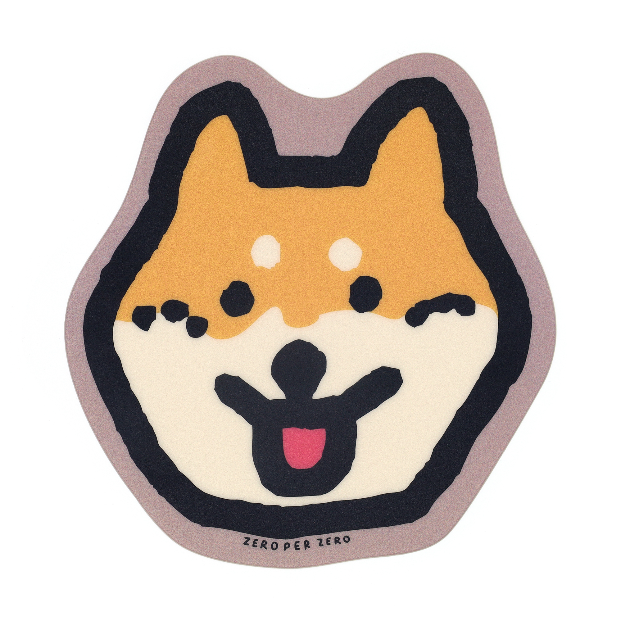 [p]mousepad-시바견-페이스-Shiba-dog-face