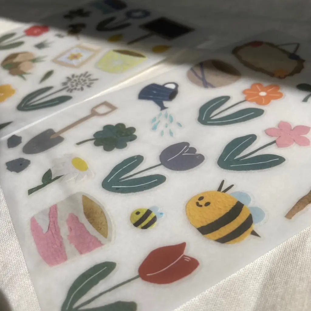 蒔絮小花園 轉印貼紙2