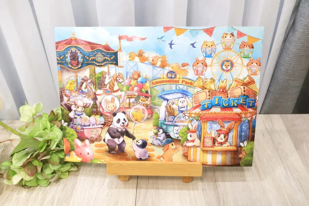 A4厚卡海報-小動物遊樂園