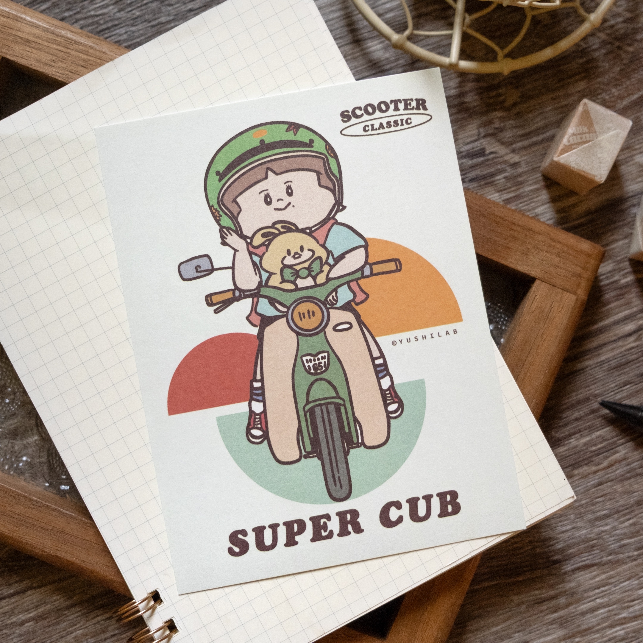 愚室實驗所 明信片 嘟子cub