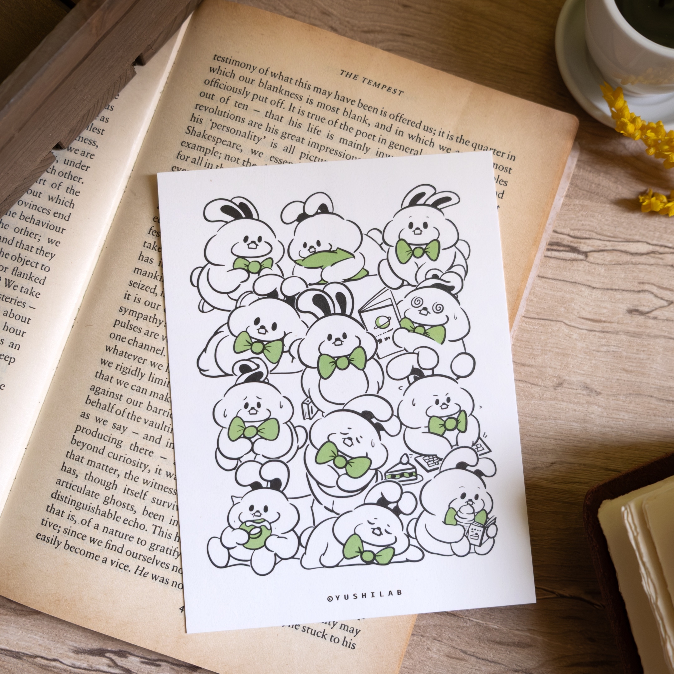 愚室實驗所 角色厚卡明信片 好多西西里