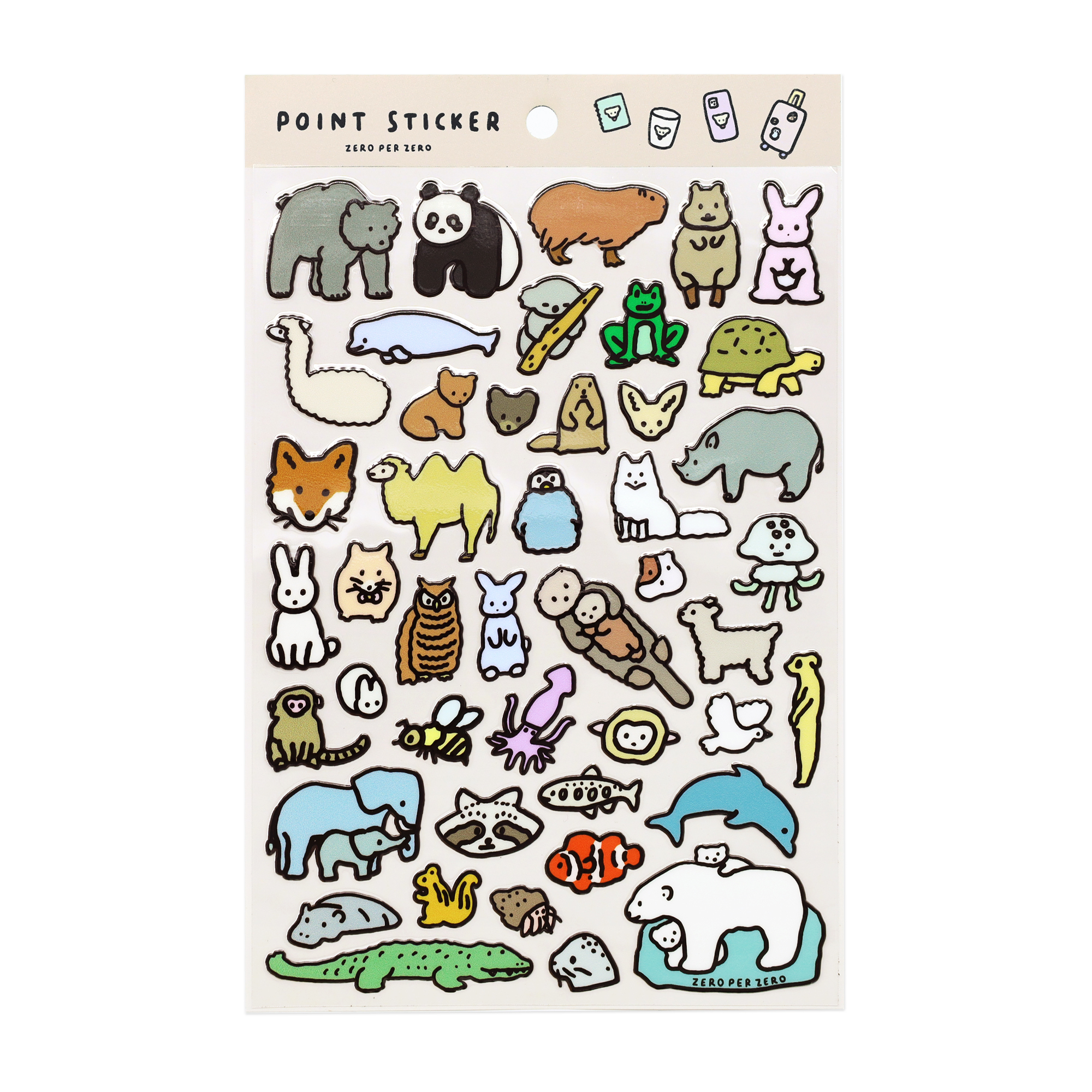 [p]Point-sticker-animal