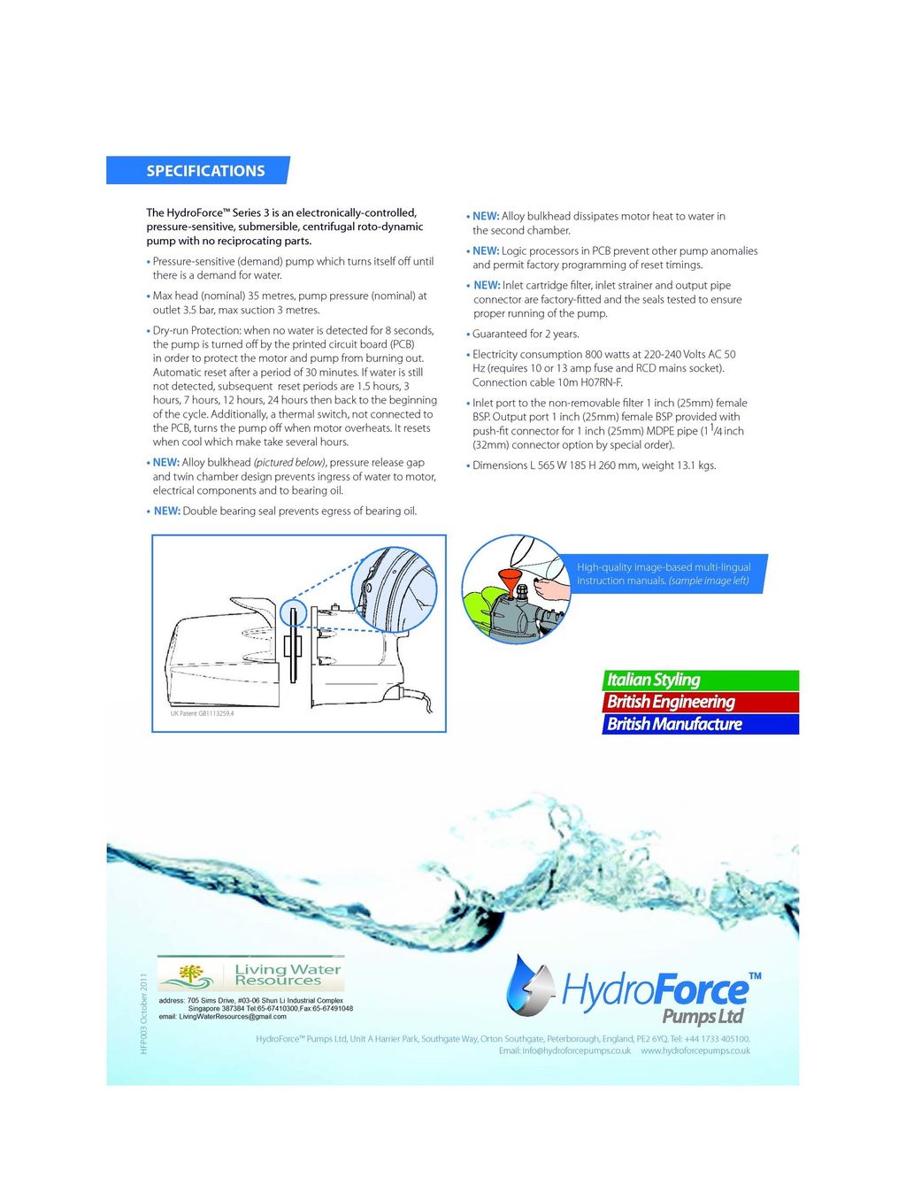 LWR-HydroForceSpec