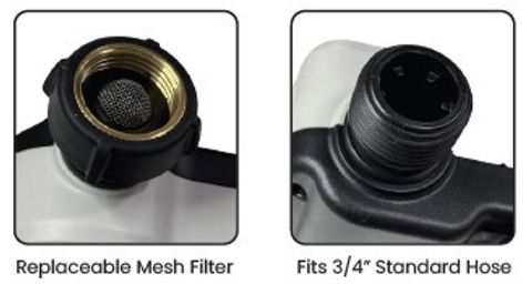 Tap100 inlet outlet