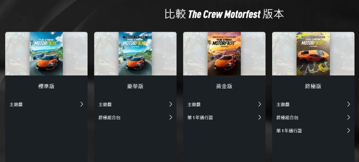 飆酷車神：動力慶典 版本