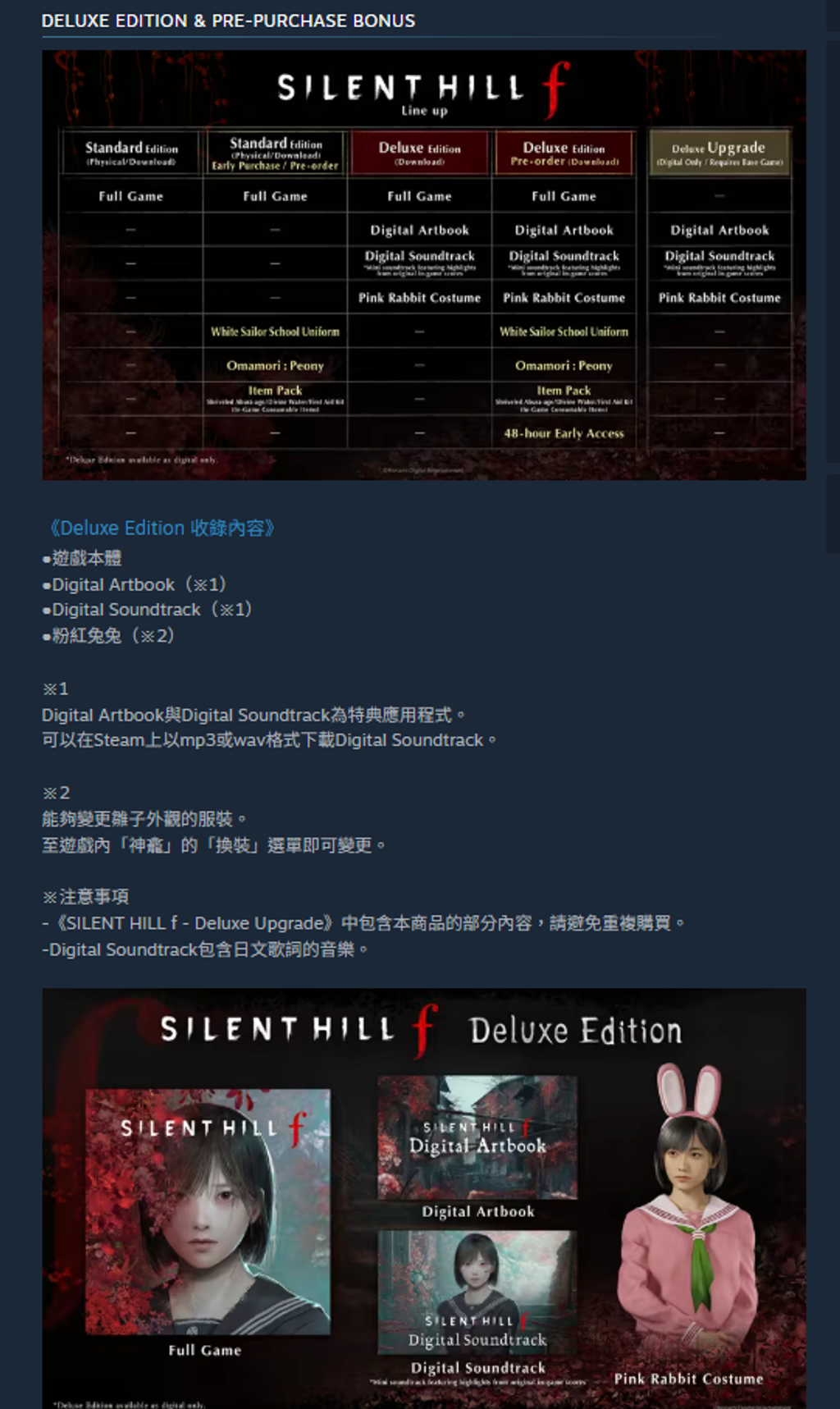 沉默之丘 f 豪華版內容-1