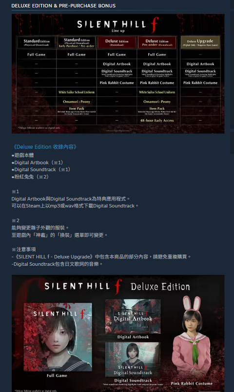 沉默之丘 f 豪華版內容-1