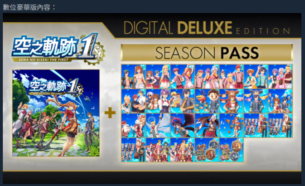 空之軌跡 the 1st 豪華版內容