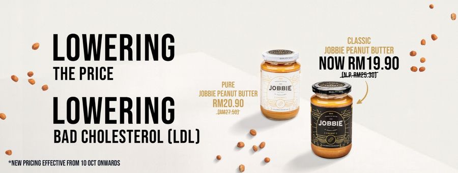 JOBBIE NUT BUTTER - Best Natural Peanut Butter in Malaysia | 