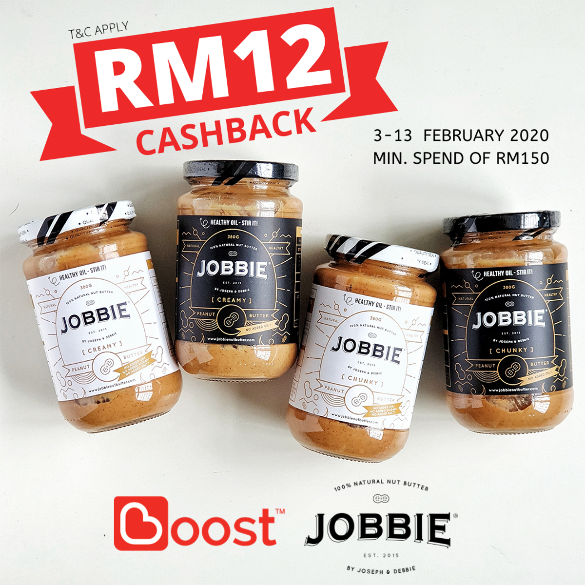 Get RM 12 cashback with Boost!