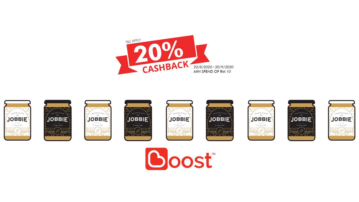 Boost 20% cashback up to RM100 with min spend of RM10~!