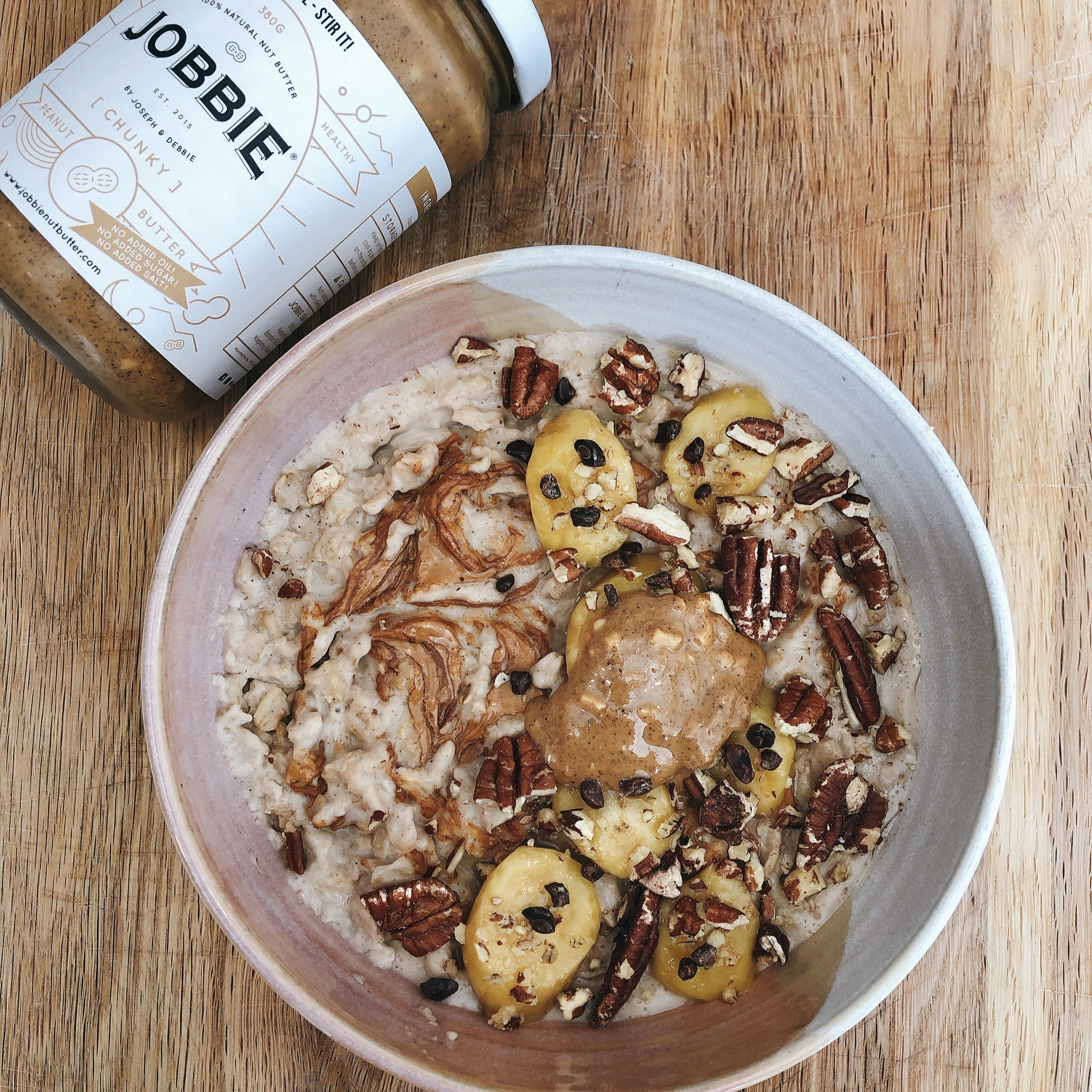 JOBBIE Peanut Butter Banana Oats Recipe