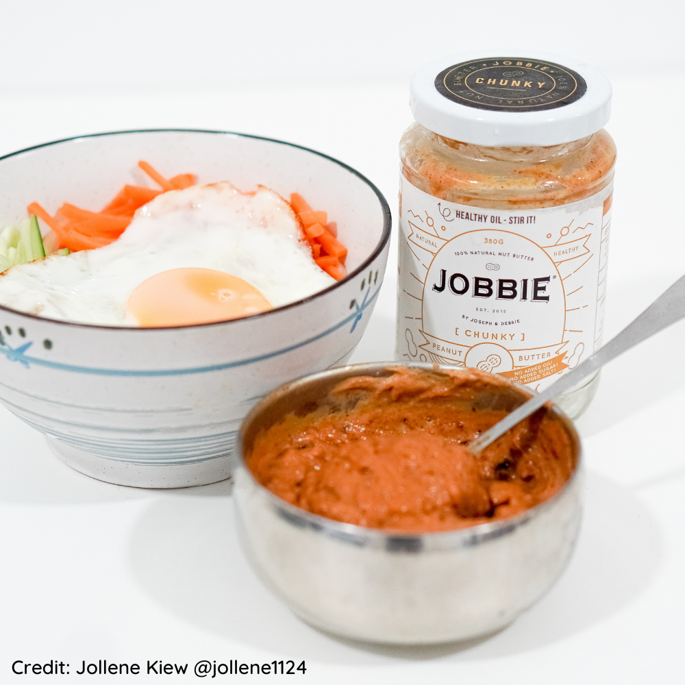 Taiwanese peanut sauce noodle with JOBBIE peanut butter