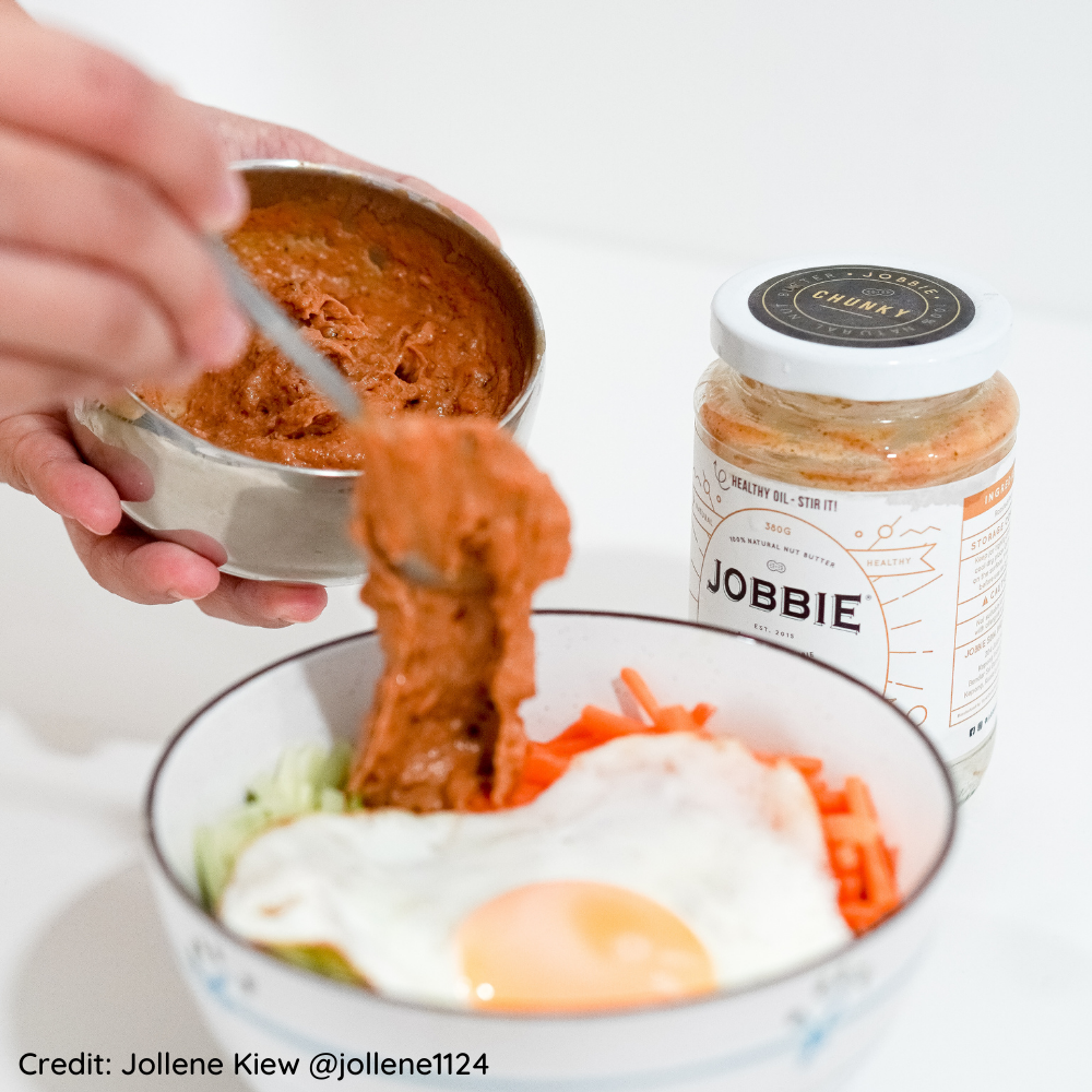 Taiwanese peanut sauce noodle with JOBBIE peanut butter