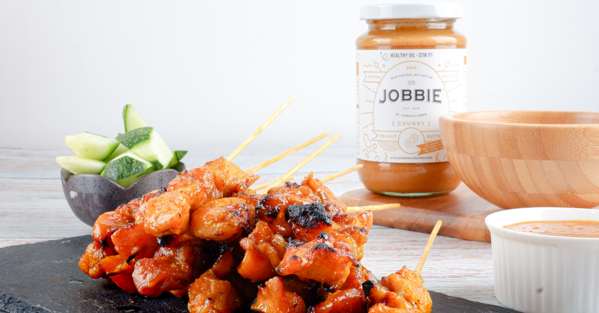 Chicken Satay with JOBBIE Peanut Sauce