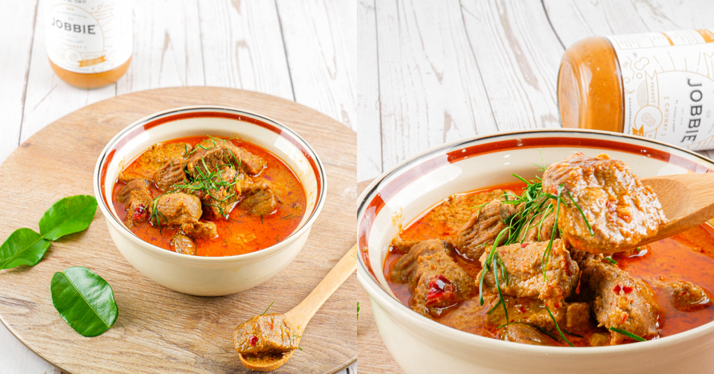 Thai Panang Beef Curry with JOBBIE Peanut Butter JOBBIE NUT BUTTER