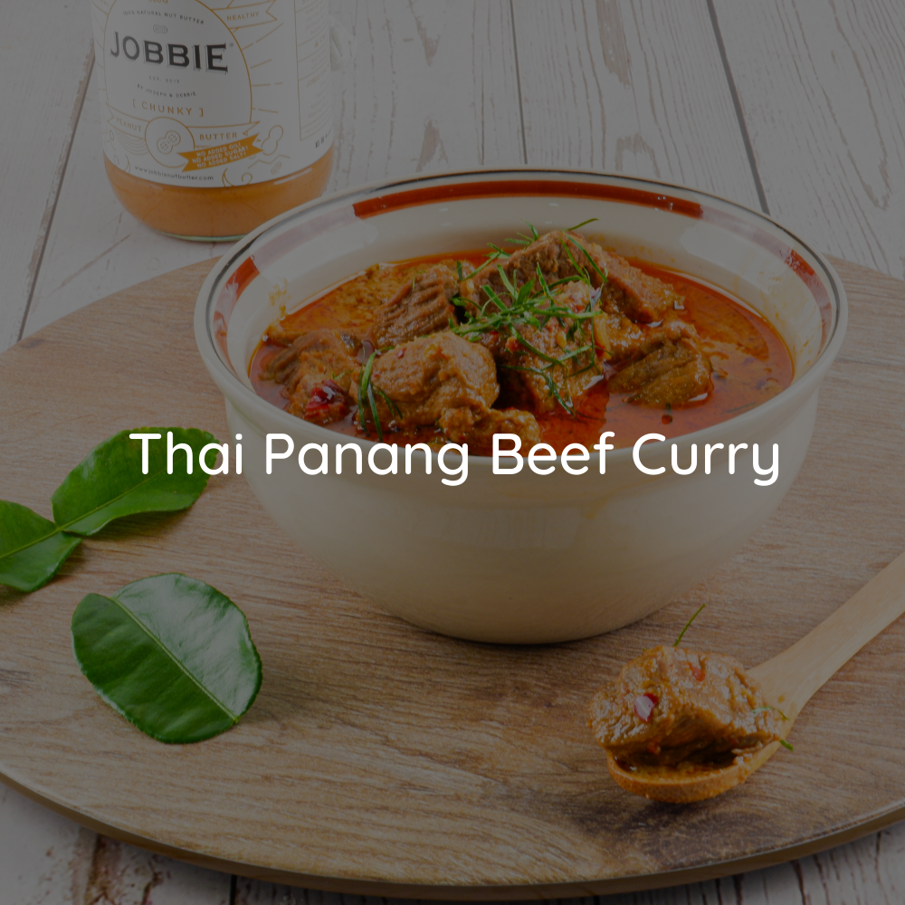  Thai Panang Beef Curry with JOBBIE Peanut Butter