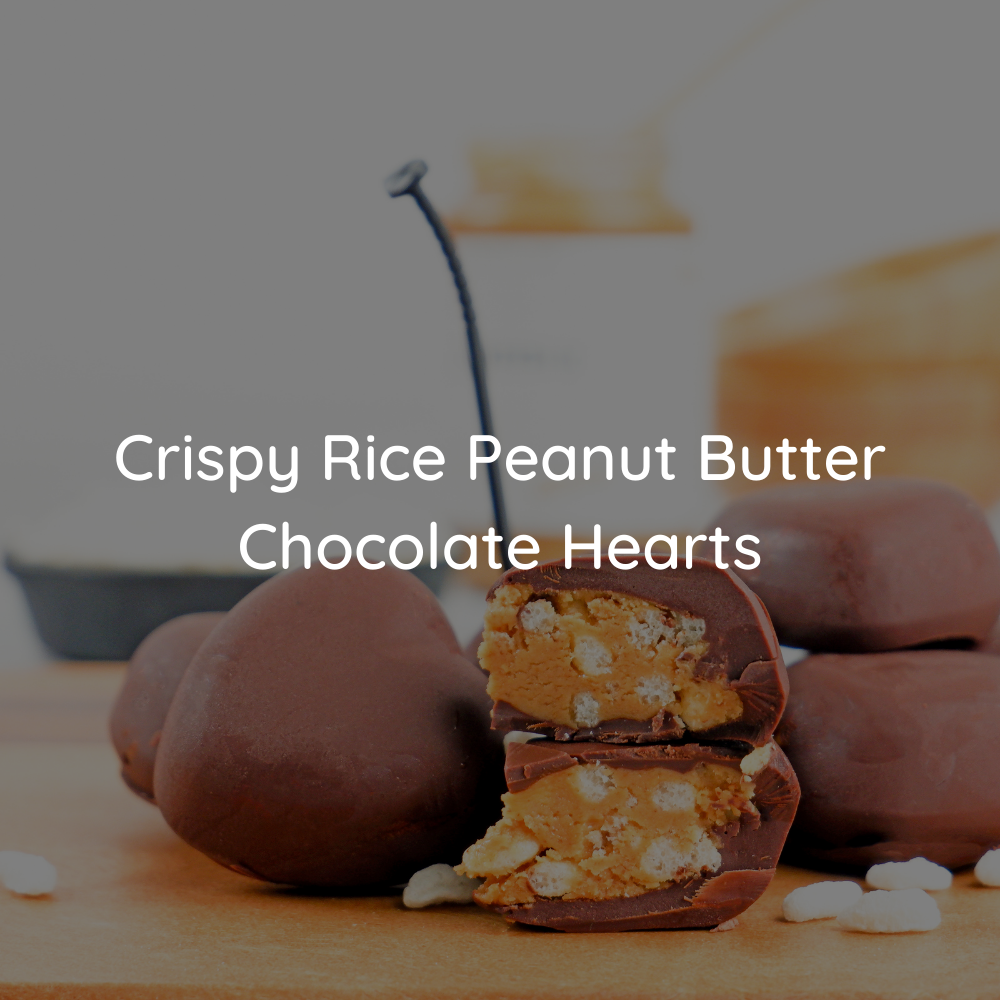  Crispy Rice JOBBIE Peanut Butter Chocolate Hearts
