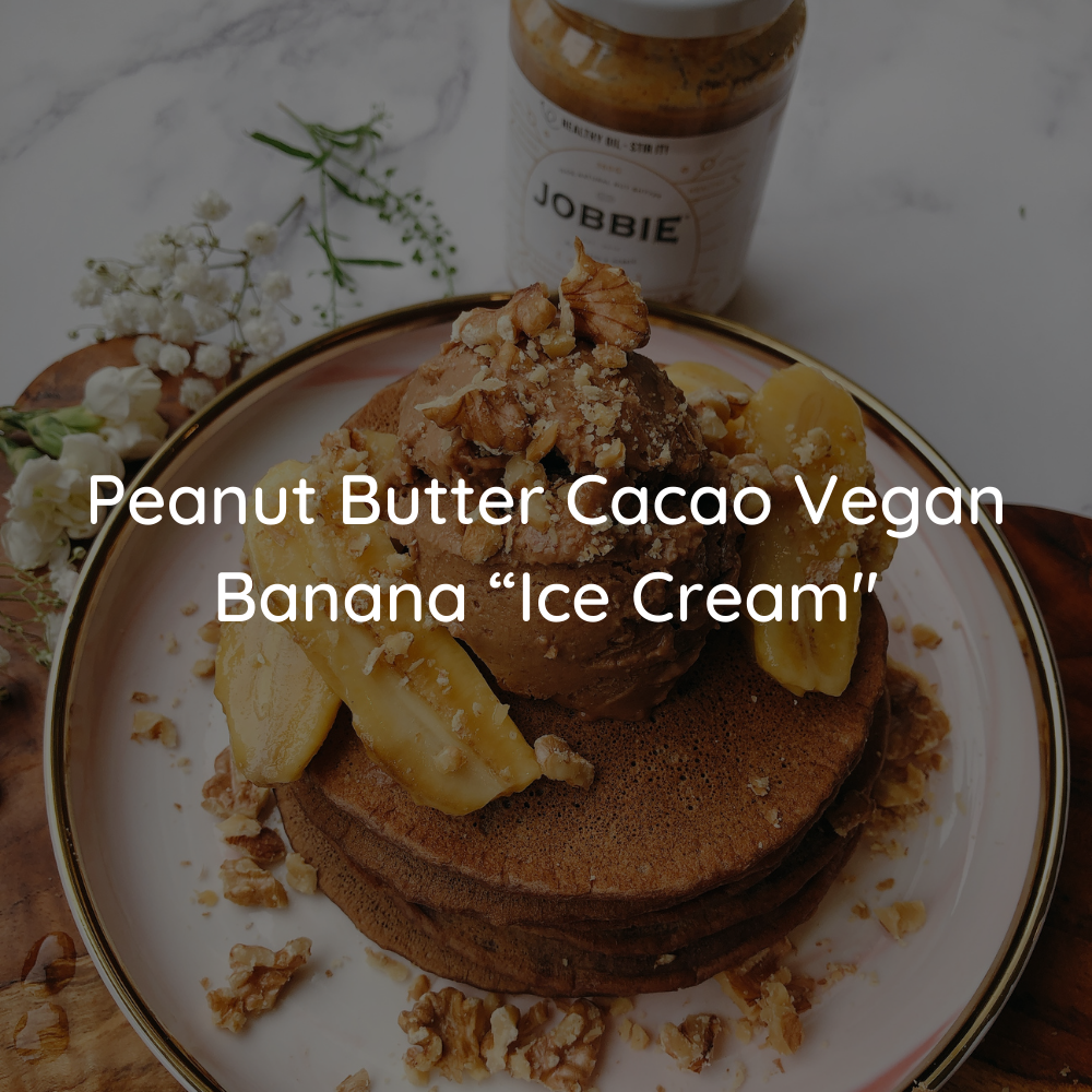  JOBBIE Peanut Butter Cacao Vegan Banana “Ice Cream