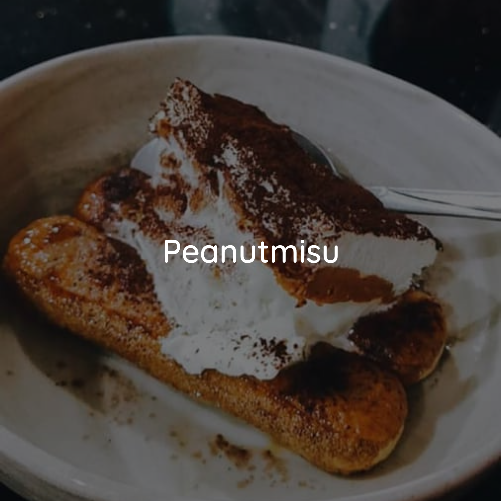  Peanutmisu - Tiramisu with JOBBIE Monkey King Crispy Coconut Peanut Butter