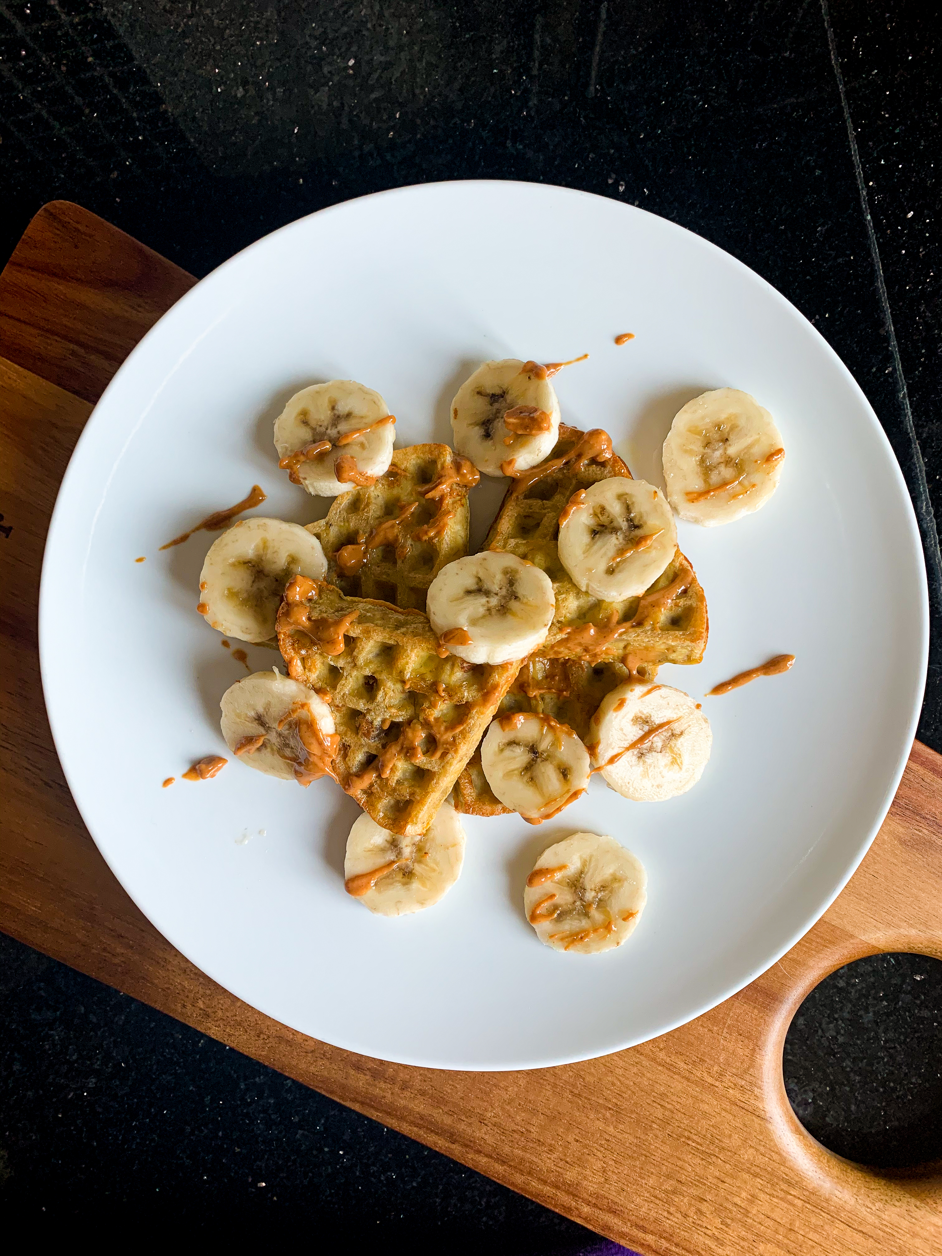 JOBBIE Peanut Butter Oatmeal Waffles