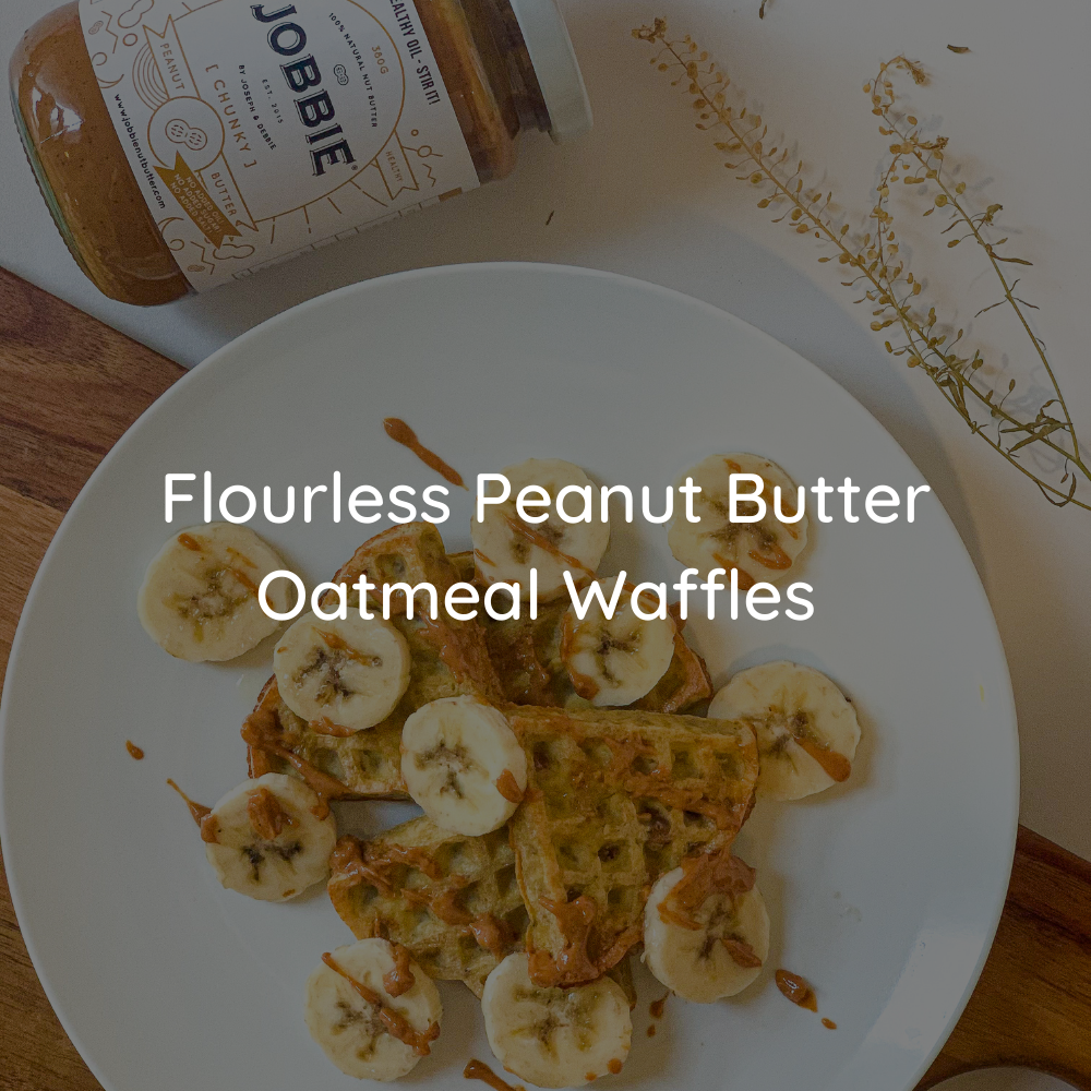 JOBBIE Peanut Butter Flourless Oatmeal Waffle