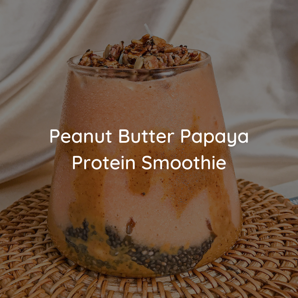JOBBIE Peanut Butter Papaya Protein Smoothie