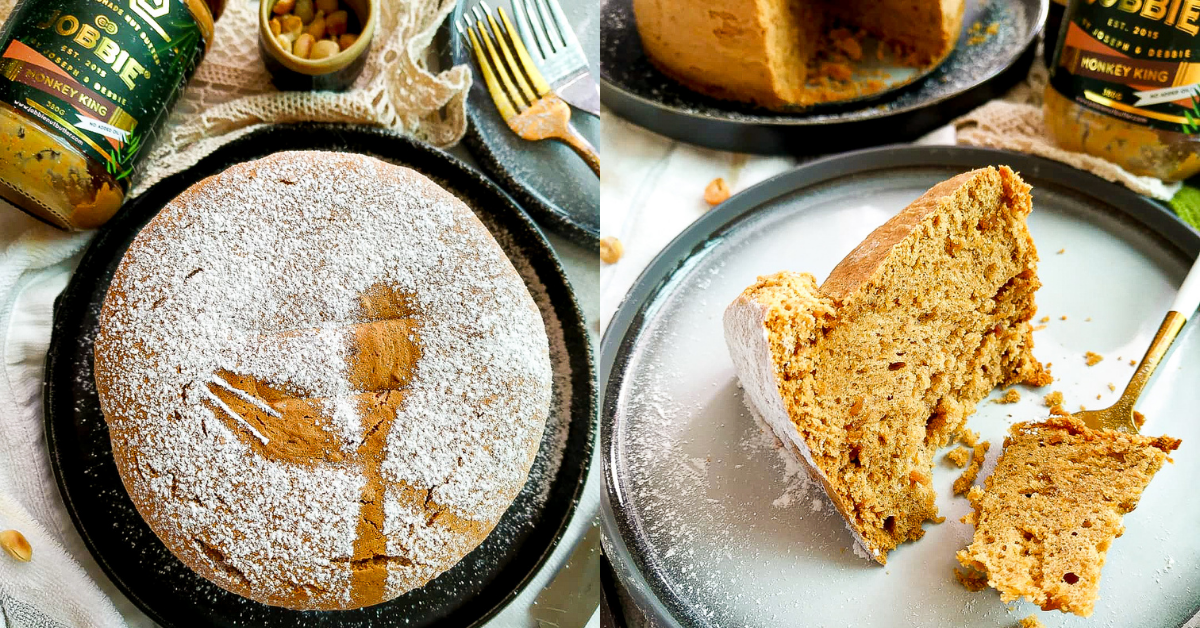 Flourless JOBBIE Peanut Butter Cake