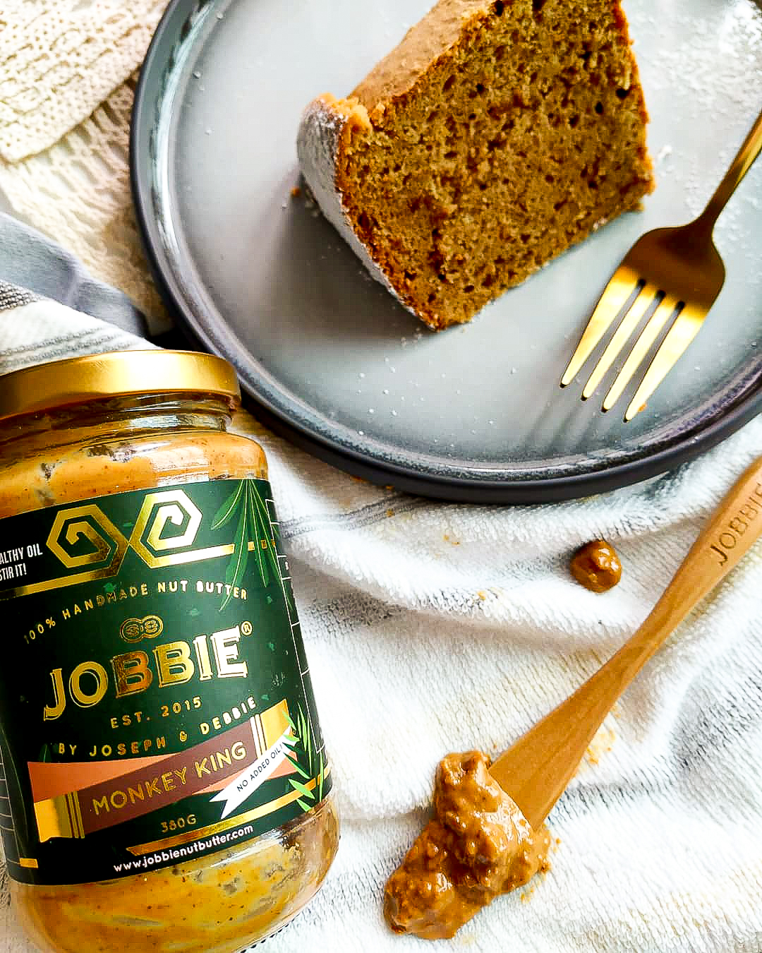 Flourless JOBBIE Peanut Butter Cake