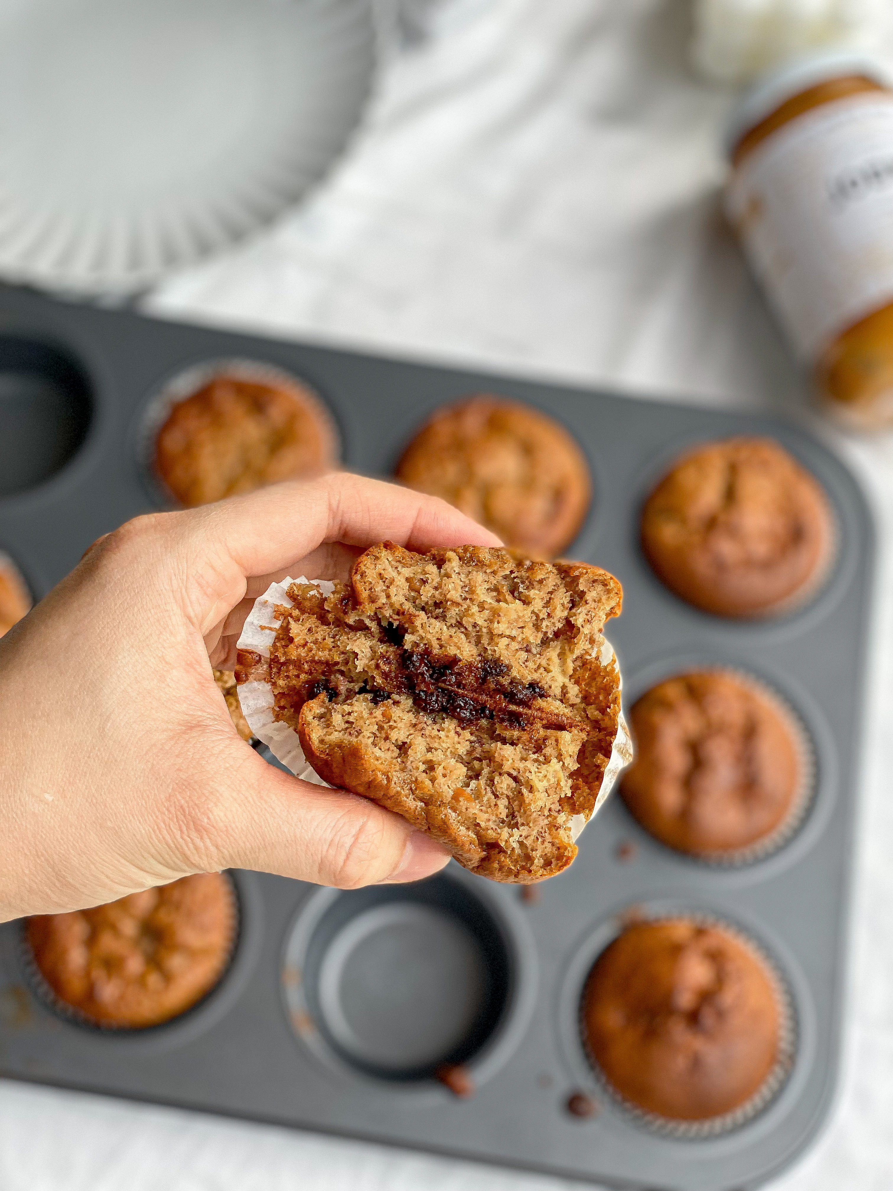 Flourless JOBBIE Peanut Butter Banana Muffin