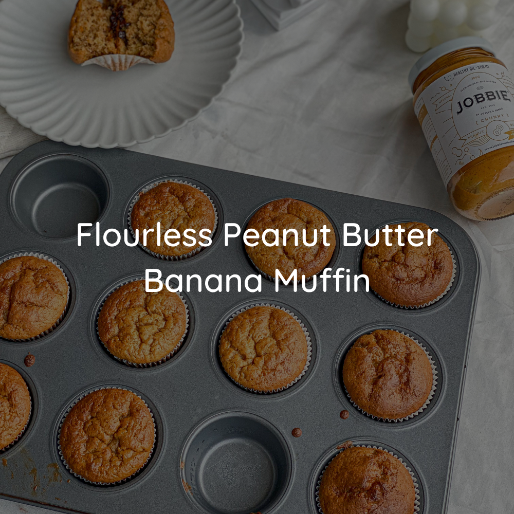 Flourless JOBBIE Peanut Butter Banana Muffin