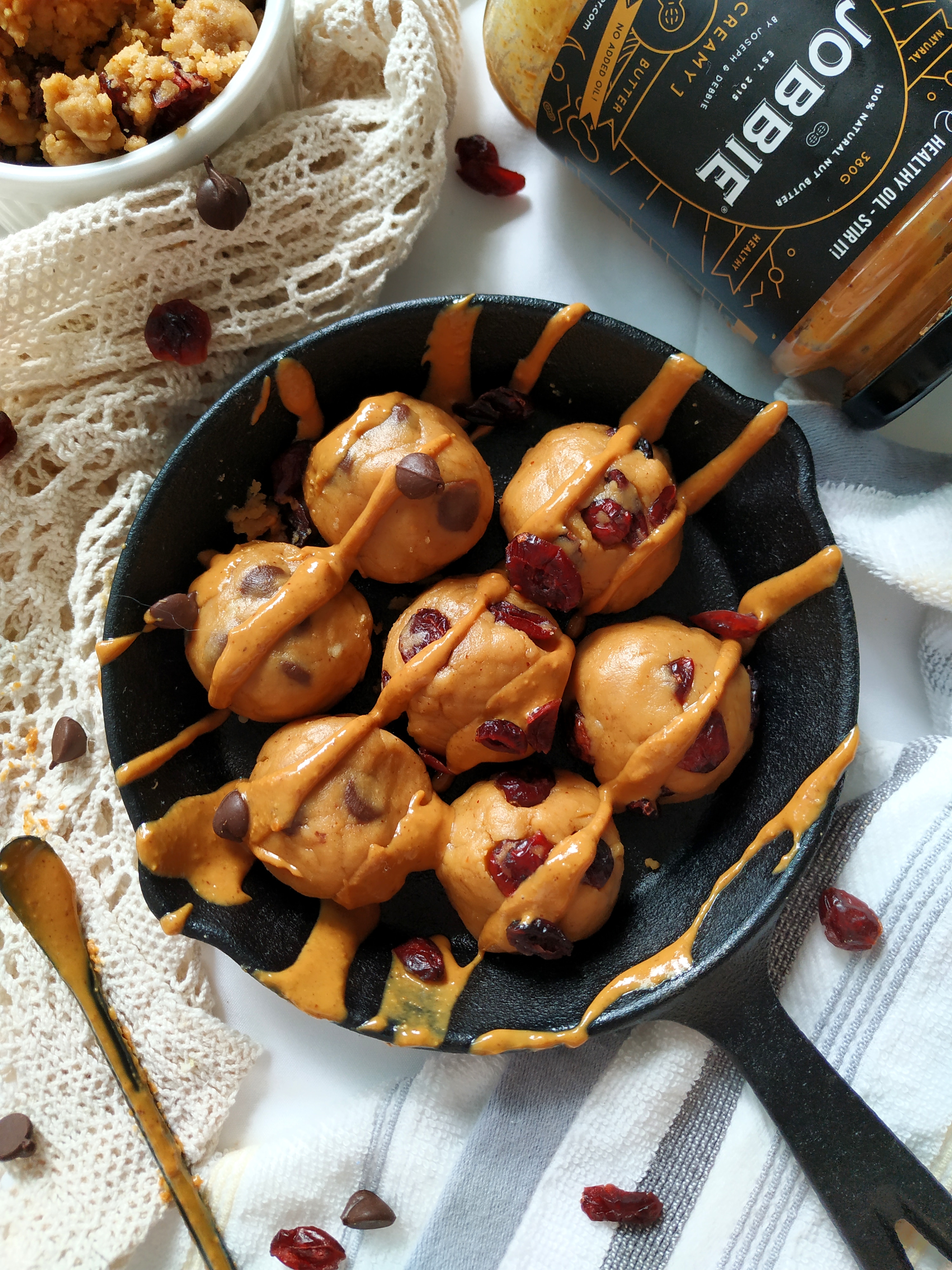 Edible Raw JOBBIE Peanut Butter Cookie Dough