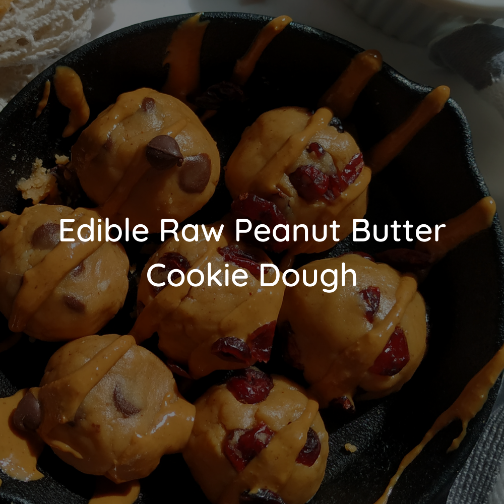 Edible Raw JOBBIE Peanut Butter Cookie Dough