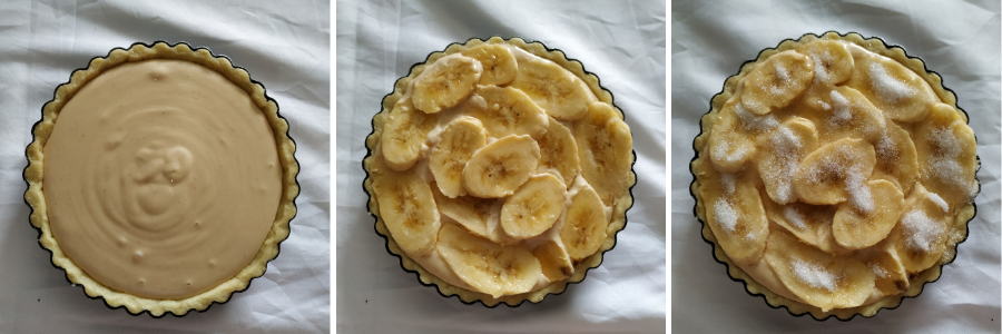 JOBBIE Peanut Butter Cheese Tart with Caramelised Banana