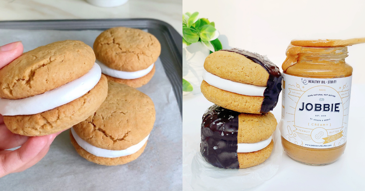 JOBBIE Peanut Butter Chocolate Cookie Sandwich (Vegan)