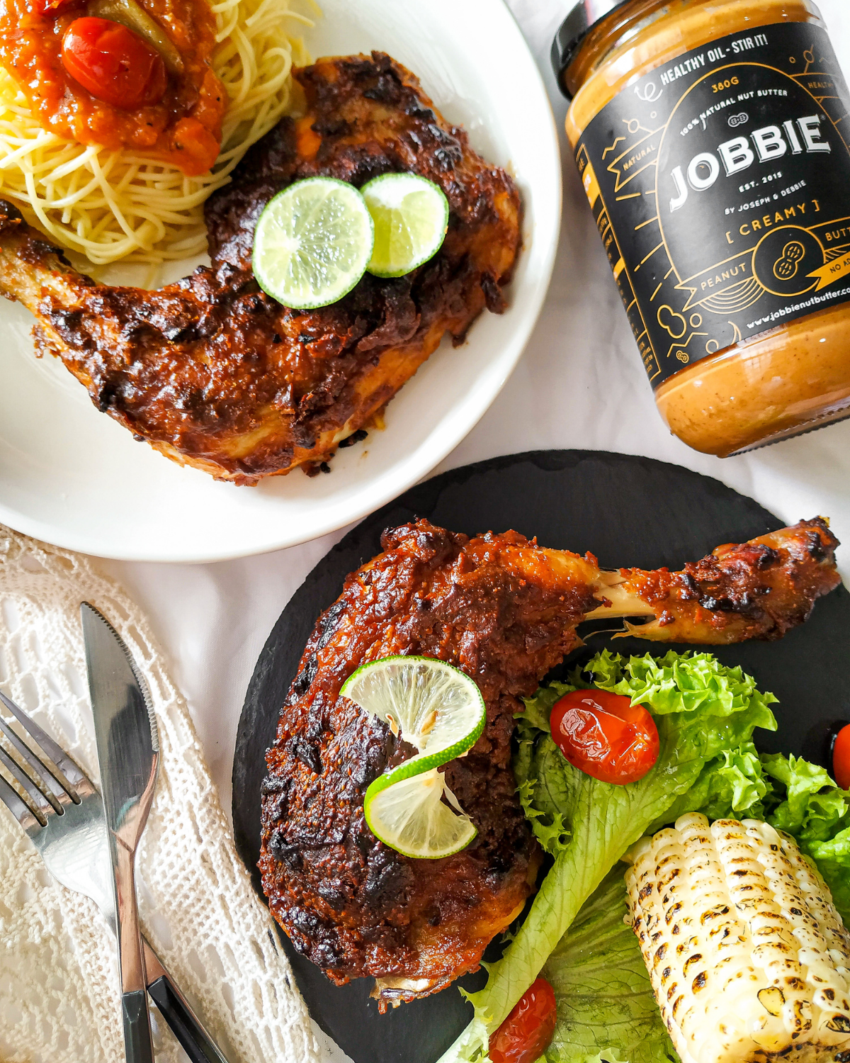 JOBBIE Peanut Butter and Lime Grilled Chicken